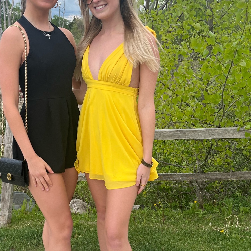 Yellow Forever 21 Dress